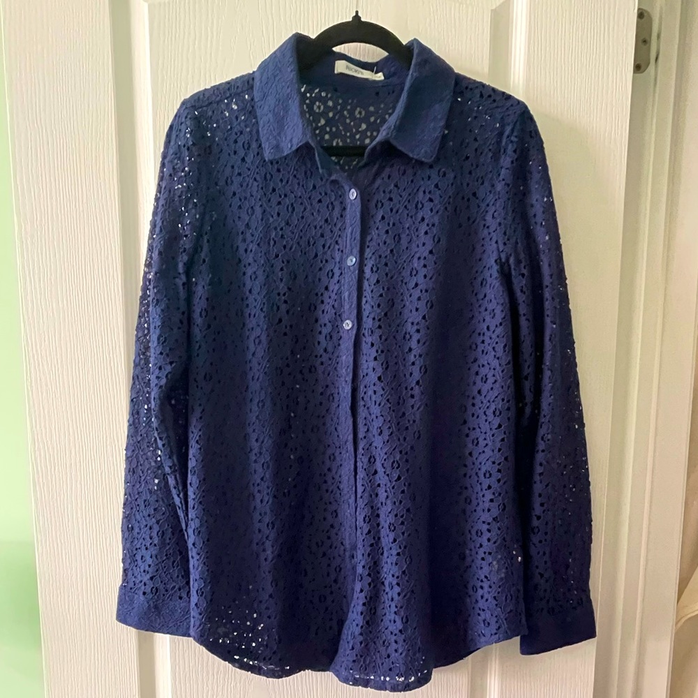 Navy Button Shirt